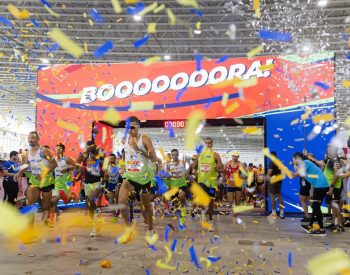 A prova reúne atletas de diferentes estados brasileiros na arena da Maratona Internacional de João Pessoa — Foto: Divulgação/Sejer