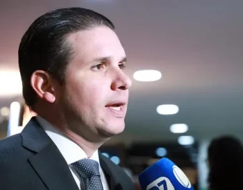 Deputado Hugo Motta concorre à presidência da Casa. Foto — ©Mario Agra / Câmara dos Deputados.