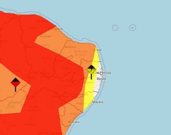 Inmet alerta para chuvas intensas e acumulado de chuvas no RN — Foto: Divulgação/Inmet
