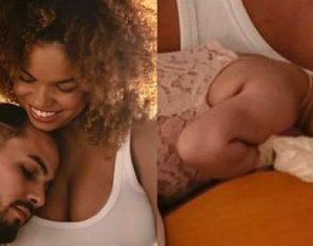 Jeniffer Nascimento exibe rostinho da filha recém-nascida - Reprodução/Instagram/Katia Rocha