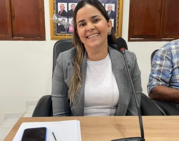 Vereadora Juliana Sampaio – (REPUBLICANOS). Foto — ©Assessoria.