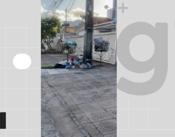 Lixo acumulado no bairro do Bessa — Foto: Reprodução/Redes Sociais