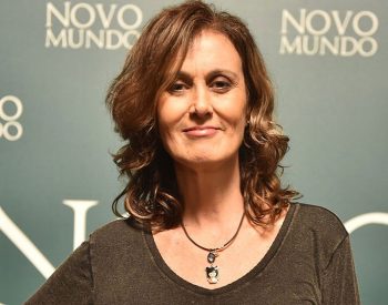 Márcia Cabrita no lançamento da novela 'Novo Mundo', seu trabalho mais recente. (Foto: Mauricio Fidalgo/GShow)