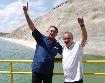 Ex-presidente Jair Bolsonaro e o ministro Rogério Marinho. Foto — ©Divulgação.