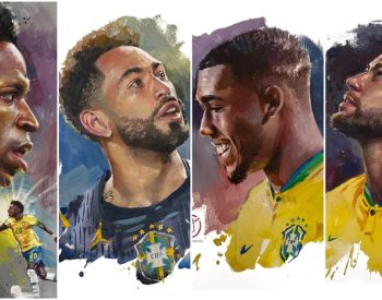 Artista utiliza guache e lápis de cor nas ilustrações — Foto: Reprodução/@fernandotravis