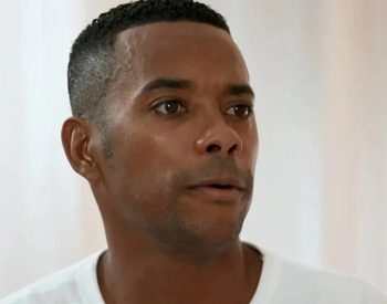 Ex-jogador Robinho, 40 anos. Foto —©Reprodução- TV Record.