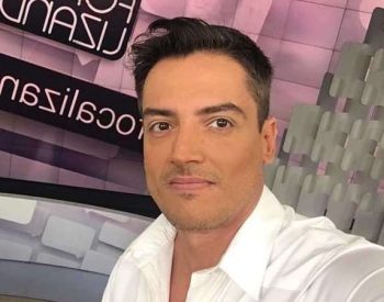 Lívia Andrade foi a responsável pela mudança no visual do jornalista. ( Foto: © DR )