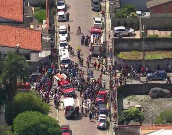 A informação foi divulgada pelo Corpo de Bombeiros na manhã desta quarta-feira (13). Foto: © Reprodução / TV Globo.