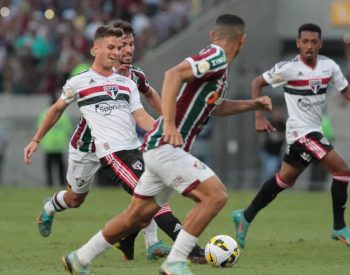 Germán Cano deu show neste sábado no Maracanã. Foto — ©Rubens Chiri / saopaulofc.net.