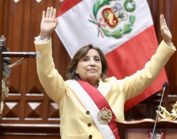 Presidente do Peru, Dina Boluarte. Foto — ©Getty / Imagens.