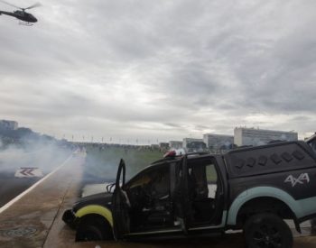Invasão ao Planalto Federal em Brasília. Foto — ©Getty.