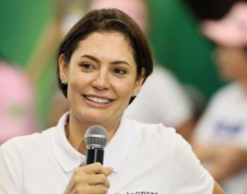 Ex-primeira-dama Michelle Bolsonaro. Foto — ©Getty / Imagens.