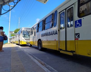 Ônibus em Natal — Foto: Heilysmar Lima/STTU