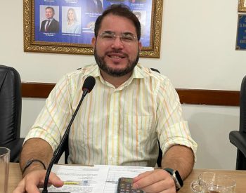 Presidente da Câmara vereador Ozires Neto – (PP). Foto — ©Assessoria.