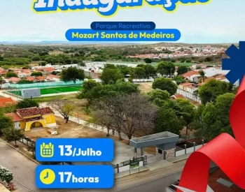 O novo espaço de lazer está localizado na Rua Antônio da Cunha Lima, no Centro da cidade. Foto — © Reprodução.