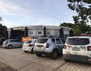 Após ser detida, a suspeita foi levada para a delegacia de Catolé do Rocha, onde permanece presa — Foto: Polícia Civil / Divulgação
