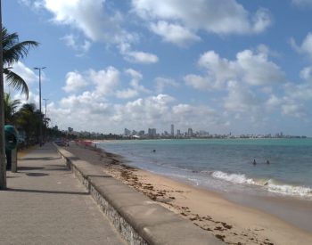 Praia de Manaíra, em João Pessoa, na Paraíba — Foto: Krys Carneiro/G1