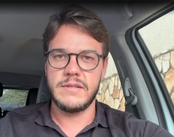 Prefeito de Campina Grande, Bruno Cunha Lima, deu as primeiras declarações sobre os peixes mortos no Açude Velho — Foto: TV Paraíba