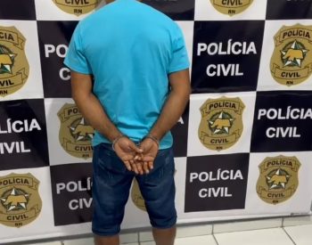 Suspeito foi detido em Ceará-Mirim — Foto: Divulgação