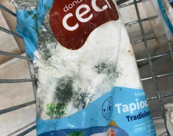 Alimentos apreendidos em supermercado do Altiplano — Foto: Assessoria Procon-JP