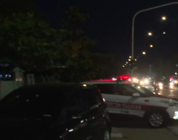 Policial militar é atropelado e quatro suspeitos são baleados durante perseguição, em João Pessoa — Foto: TV Cabo Branco