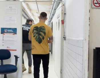 Guarda municipal do RN é preso em João Pessoa após ameaçar funcionário de casa de shows com arma — Foto: Reprodução / Flávio Fernandes