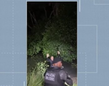 Tiroteio em Mandacaru deixa dois homens presos e um ferido em João Pessoa — Foto: Reprodução / TV Cabo Branco
