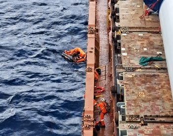 Marinha confirma naufrágio de embarcação e resgate de seis pessoas no RN — Foto: Marinha do Brasil