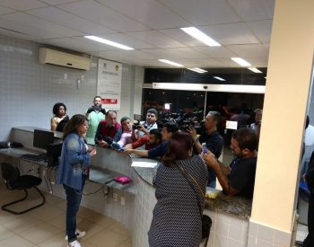 Roberta Miranda não conseguiu chegar na vila onde se apresentaria e registrou o imprevisto no 5º Distrito Policial, em Boa Vista (Foto: Arquivo pessoal)