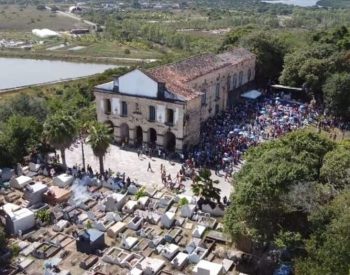 Santuário de Nossa Senhora da Guia, em Lucena, no Litoral Norte da Paraíba — Foto: Arquidiocese da Paraíba