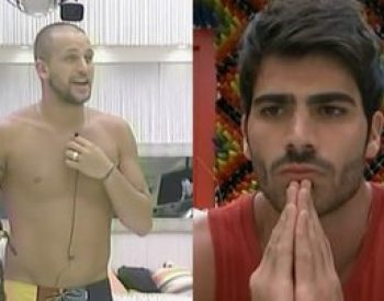 Diogo Pretto e Rodrigão participaram da dinâmica do sabotador no BBB 11 - Foto: Reprodução/TV Globo