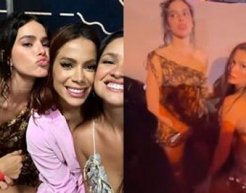 Juliette, Sasha, Anitta e Bruna Marquezine curtem farra de ano novo - Reprodução/Instagram/Twitter