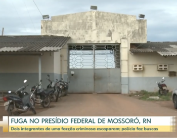 Presídio Federal de Mossoró. Foto — © Reprodução Jornal Hoje / Globo.