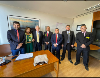 Vereadores de Jardim do Seridó, ao lado do Deputado Federal João Maia. Foto — © Divulgação