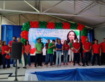 REPUBLICANOS lançou oficialmente a pré-candidatura a prefeito Dra. Silvana e vice Prof. Joaquim Alberto. Foto — © Reprodução / Instagram.
