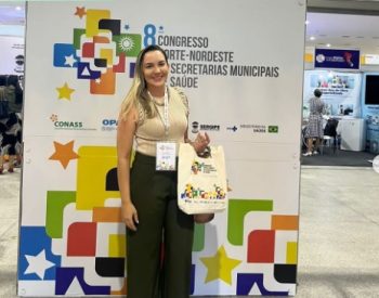 Secretária de Saúde, Lyzandra Costa de Azevedo. Foto — ©PMJS.