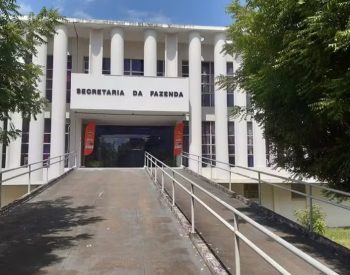 Sede da Secretaria de Fazenda do Rio Grande do Norte, Sefaz-RN, em Natal — Foto: Sérgio Henrique Santos/Inter TV Cabugi