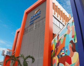 Prédio Senac Fecomércio Sesc fachada prédio frente Natal-RN Rio Grande do NOrte RN Senac-RN — Foto: Divulgação