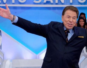 Apresentador Silvio Santos.