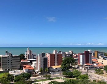 João Pessoa em dia de sol com tempo aberto — Foto: Edilane Araújo/TV Cabo Branco