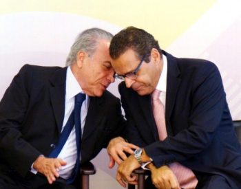 Presidente Michel Temer e ex-ministro Henrique Alves