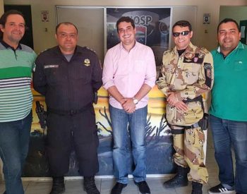 Prefeito Alan se reúne com oficiais da PM e pede apoio no combate à criminalidade - Assessoria.