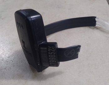 Imagem ilustrativa de uma tornozeleira eletrônica rompida — Foto: Polícia Militar/Divulgação/ARQUIVO