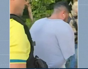Homem investigado por integrar facção em Goiás é preso em João Pessoa durante operação policial — Foto: Reprodução / TV Cabo Branco