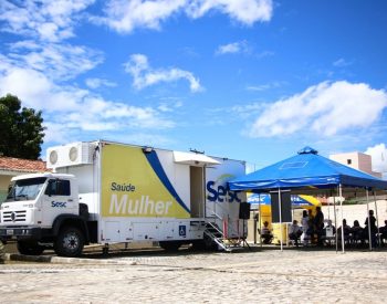 Unidade Móvel Sesc Saúde Mulher — Foto: Divulgação/Sesc RN