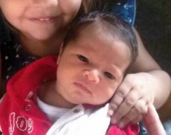 Bebê de 3 meses foi morta pelo próprio pai (Foto: G1 Santos)