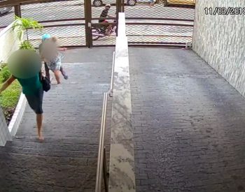 Ataque ocorreu em prédio no bairro da Tamarineira, na Zona Norte do Recife (Foto: Reprodução/TV Globo)