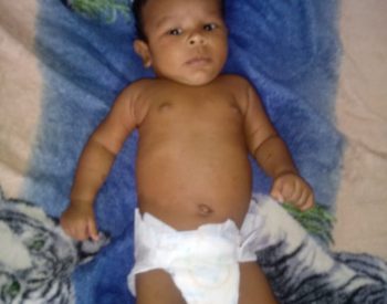 Menino de um ano e quatro meses morreu após cair em viveiro de peixes em Ceará-Mirim, nesta quinta (23) — Foto: Arquivo pessoal