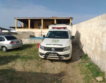 Crime aconteceu na madrugada deste domingo (23) em Areia Branca, no Oeste potiguar — Foto: Marcelino Neto/O Câmera