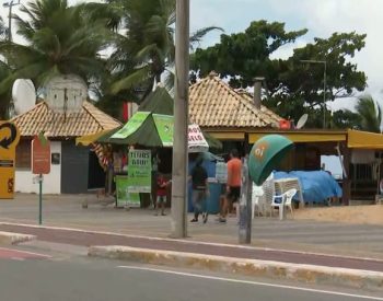 MPF e MPPB recomendam criação de de lei para regulamentar comércio na orla de João Pessoa — Foto: Reprodução/TV Cabo Branco